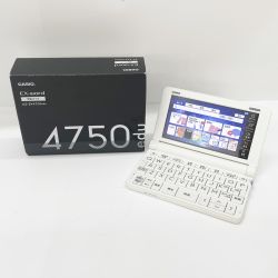 〇〇 CASIO カシオ 電子辞書 EX-word 高校生向けモデル XD-SV4750 ホワイト Bランク