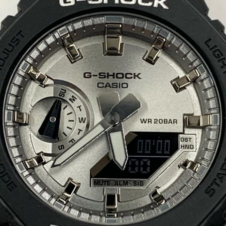  CASIO カシオ G-SHOCK ジーショック カーボンコアガード クォーツ 腕時計 GA-2100SB-1AJF ブラック x シルバー