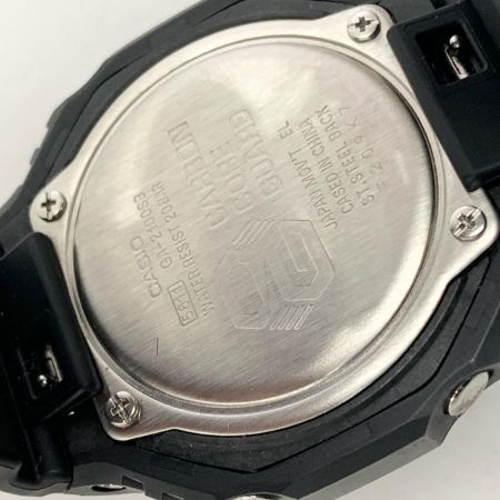  CASIO カシオ G-SHOCK ジーショック カーボンコアガード クォーツ 腕時計 GA-2100SB-1AJF ブラック x シルバー