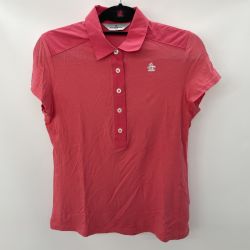 〇〇 Munsingwear マンシングウェア ゴルフウエア レディース ポロシャツ SIZE M SL1648 ピンク Aランク