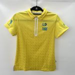 〇〇 Munsingwear マンシングウェア ゴルフウエア レディース ポロシャツ SIZE M MGWLJA24 イエロー Aランク