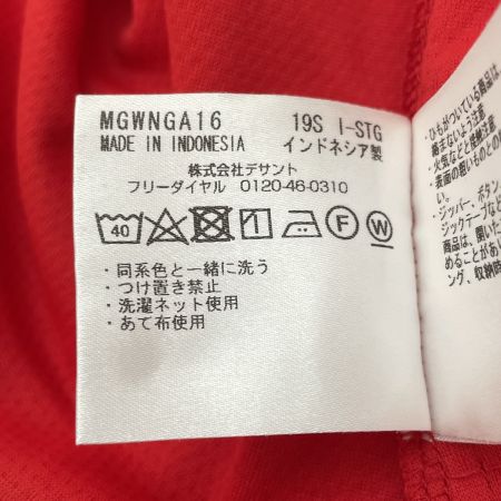  Munsingwear マンシングウェア ゴルフウエア レディース ポロシャツ SIZE M MGWNGA16 レッド