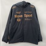 〇〇 DESCENTE デサント メンズ 中綿入り フルジップ フーデッドジャケット ブラック SIZE L ST5FWB32M ブラック Aランク