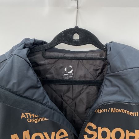  DESCENTE デサント メンズ 中綿入り フルジップ フーデッドジャケット ブラック SIZE L ST5FWB32M ブラック