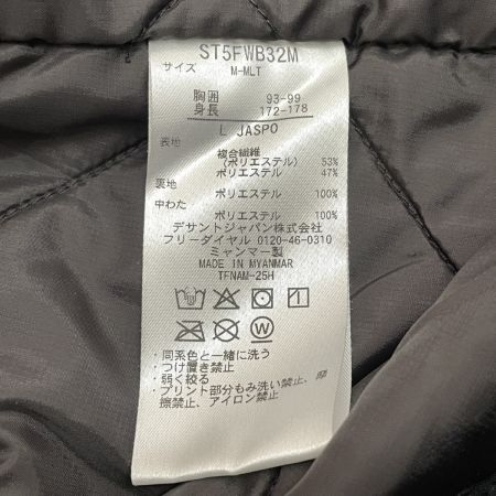  DESCENTE デサント メンズ 中綿入り フルジップ フーデッドジャケット ブラック SIZE L ST5FWB32M ブラック