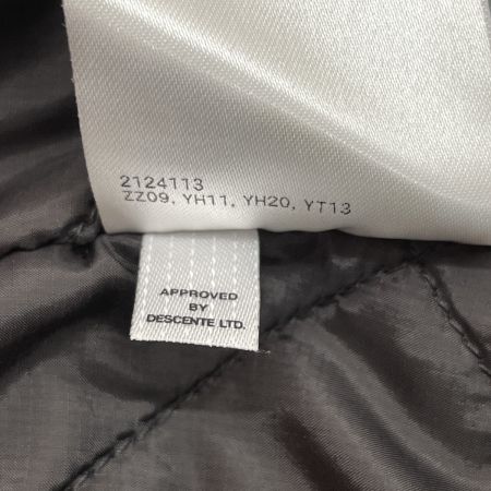  DESCENTE デサント メンズ 中綿入り フルジップ フーデッドジャケット ブラック SIZE L ST5FWB32M ブラック