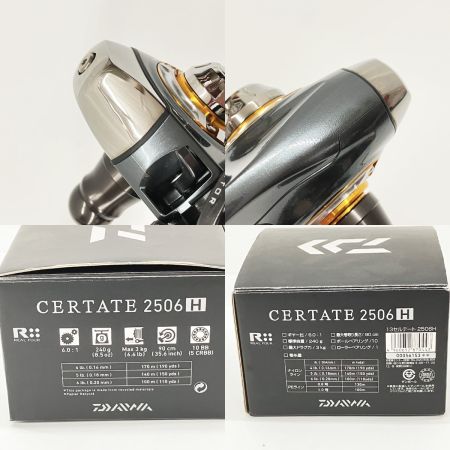  DAIWA ダイワ CERTATE 13セルテート 2506H 056153 スピニングリール