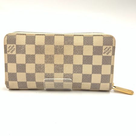  LOUIS VUITTON ルイヴィトン ダミエ アズール ジッピーウォレット  ラウンドファスナー長財布 N60019 ホワイト