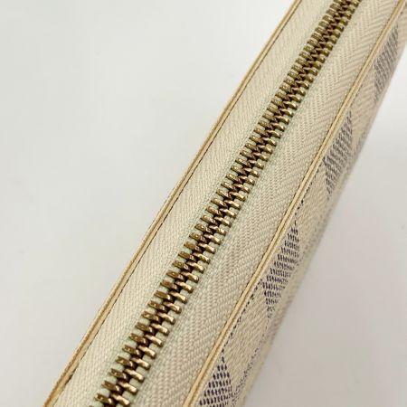  LOUIS VUITTON ルイヴィトン ダミエ アズール ジッピーウォレット  ラウンドファスナー長財布 N60019 ホワイト