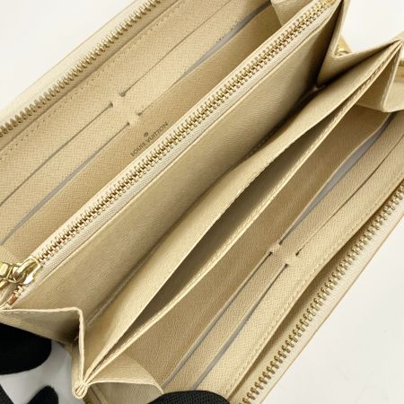  LOUIS VUITTON ルイヴィトン ダミエ アズール ジッピーウォレット  ラウンドファスナー長財布 N60019 ホワイト
