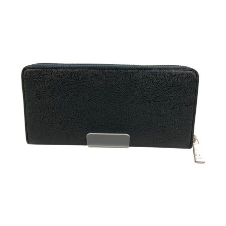  LANVIN ランバン ラウンドファスナー 長財布  ブラック