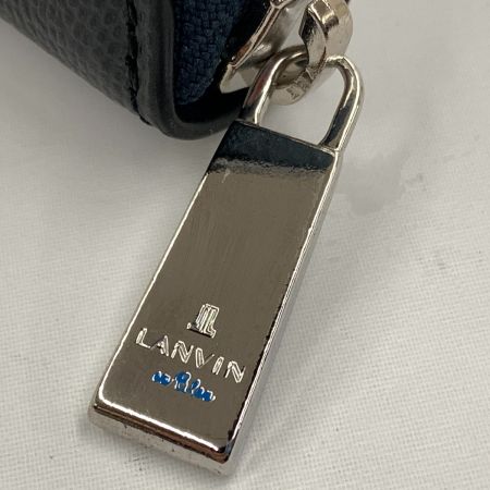  LANVIN ランバン ラウンドファスナー 長財布  ブラック