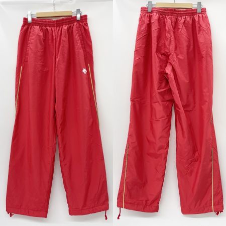  DESCENTE デサント メンズ ウィンドブレーカー セットアップ sizeO DAT-3161 DAT-3161P レッド