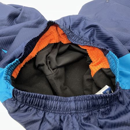  asics アシックス メンズ バックウオーム ブレーカージャケット＆パンツ 上下セット sizeM/S XAW531/XAW631 ネイビー