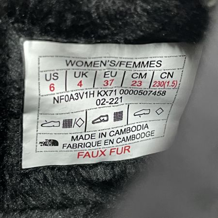  THE NORTH FACE ザノースフェイス スリッポン レディース Thermoball Traction Mule V SIZE 23cm 121200056 ブラック
