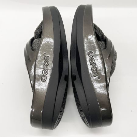  OOFOS ウーフォス レディース リカバリーサンダル OOmega SIZE 23cm ブラック