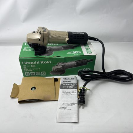  HITACHI 日立 ディスクグラインダー 100v XS2000 カーキ 美品