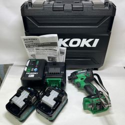 〇〇 HiKOKI ハイコーキ 36V インパクトドライバー WH36DD アグレッシブグリーン  バッテリー2個 充電器 ケース付 WH36DD グリーン 未使用品 Sランク