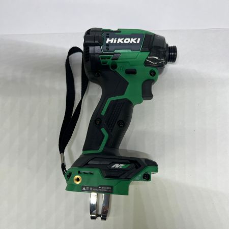  HiKOKI ハイコーキ 36V インパクトドライバー WH36DD アグレッシブグリーン  バッテリー2個 充電器 ケース付 WH36DD グリーン 未使用品