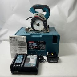 〇〇 MAKITA マキタ 充電式マルノコ 14.4V 125mm HS472D グリーン 未使用品 充電器・充電池1個・ケース付  Bランク