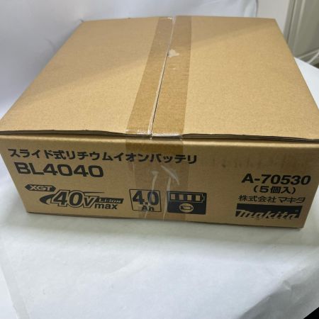  MAKITA マキタ バッテリー MAKITA A-70530 40v BL4040 5個セット A-70530 未開封品