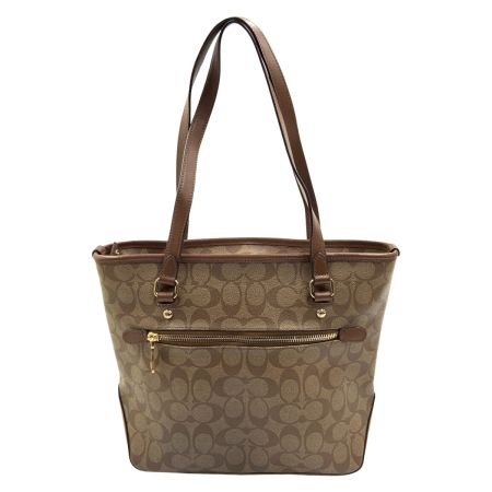  COACH コーチ 肩掛け シグネチャー コーチ トートバッグ ショルダーバッグ  F58294 ベージュ