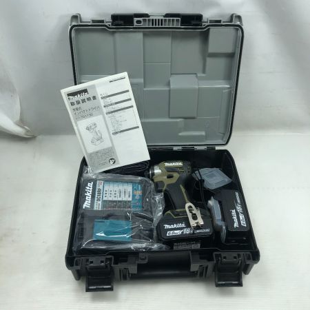  MAKITA マキタ 工具 インパクトドライバ 未使用品(S) 付属品完備 コードレス式 TD173DRGXO オリーブ