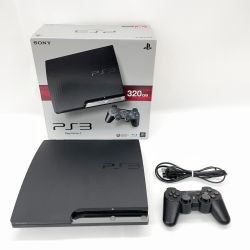 〇〇 SONY ソニー PlayStation 3 CECH-2500B 本体動作確認済み コントローラー強いドリフトあり ブラック Bランク