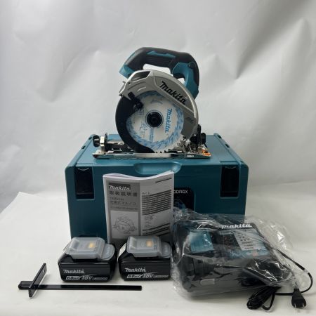  MAKITA マキタ 165ミリ充電式マルノコ 18V6Ah バッテリ2本・充電器・ケース付 HS610DRGX グリーン 未使用品