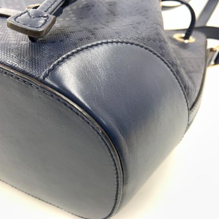  GUCCI グッチ ディアマンテ 巾着 ショルダーバッグ 354229 ネイビー