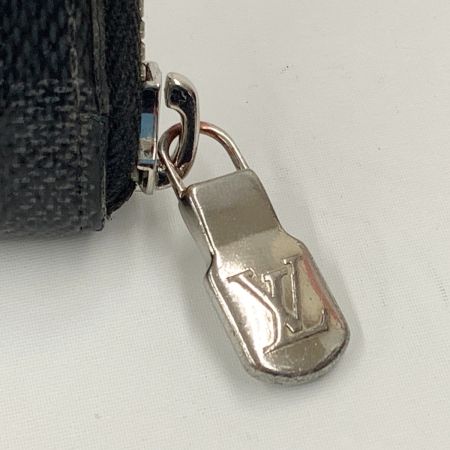  LOUIS VUITTON ルイヴィトン ダミエ グラフィット ジッピーウォレット ヴェルティカル ラウンドファスナー 長財布  N63095 ブラック