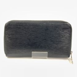 〇〇 LOUIS VUITTON ルイヴィトン エピ ジッピー オーガナイザー ラウンドファスナー長財布 M63852 ブラック Bランク