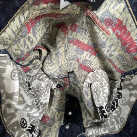  X-LARGE エクストララージ メンズ デニムパンツ 裏地ロゴ総柄 SIZE W30 Made in U.S.A.