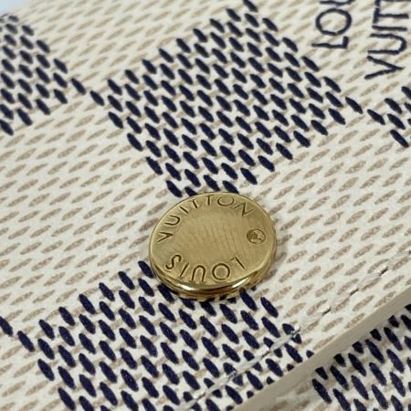 LOUIS VUITTON ルイヴィトン キーケース ミュルティクレ4 ダミエ・アズール N60020 ホワイト