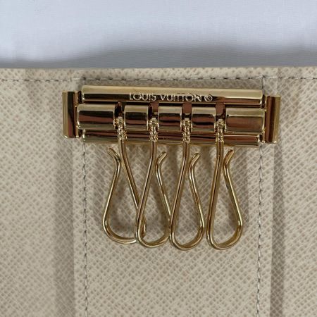 LOUIS VUITTON ルイヴィトン キーケース ミュルティクレ4 ダミエ・アズール N60020 ホワイト