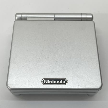  Nintendo ニンテンドウ ゲームボーイアドバンスＳＰ AGS-001 ゲームソフト3本 XJF10550467 プラチナシルバー