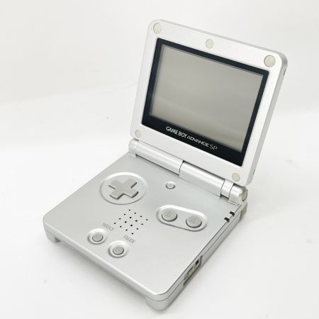  Nintendo ニンテンドウ ゲームボーイアドバンスＳＰ AGS-001 ゲームソフト3本 XJF10550467 プラチナシルバー