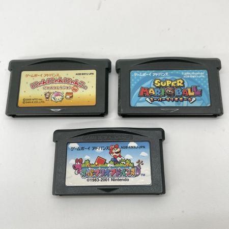  Nintendo ニンテンドウ ゲームボーイアドバンスＳＰ AGS-001 ゲームソフト3本 XJF10550467 プラチナシルバー