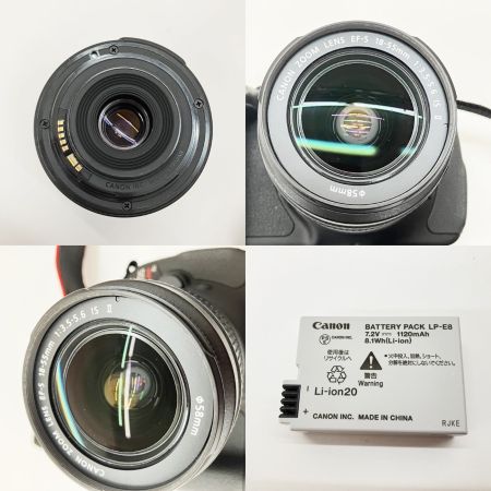  CANON キャノン EOS Kiss X5 レンズセット 18-55mm f3.5-5.6 EF-S 一眼レフカメラ