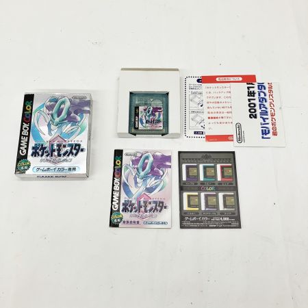  Nintendo ニンテンドウ ゲームボーイ カラー ポケットモンスター クリスタル ゲームソフト