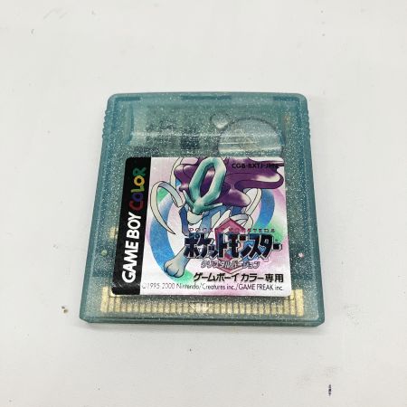  Nintendo ニンテンドウ ゲームボーイ カラー ポケットモンスター クリスタル ゲームソフト