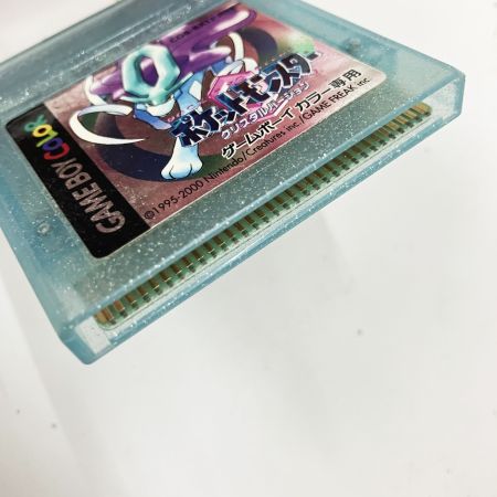  Nintendo ニンテンドウ ゲームボーイ カラー ポケットモンスター クリスタル ゲームソフト
