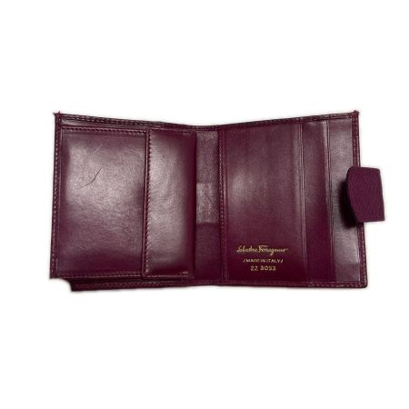  Ferragamo フェラガモ 二つ折り財布  2203053 パープル