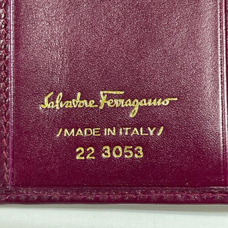  Ferragamo フェラガモ 二つ折り財布  2203053 パープル