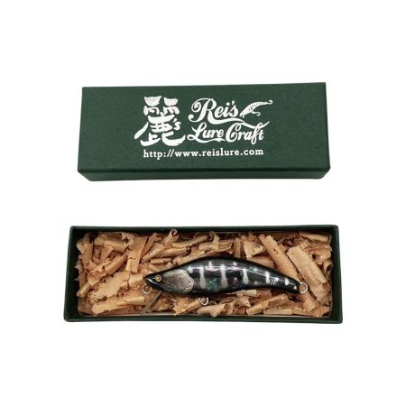  麗s Lure Craft レイズルアークラフト 麗's ミノー 55mm 箱付 ブラックヤマメ鮑 未使用品