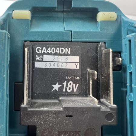  MAKITA マキタ 充電式ディスクグラインダ 18V 100mm GA404DN 充電池1個付