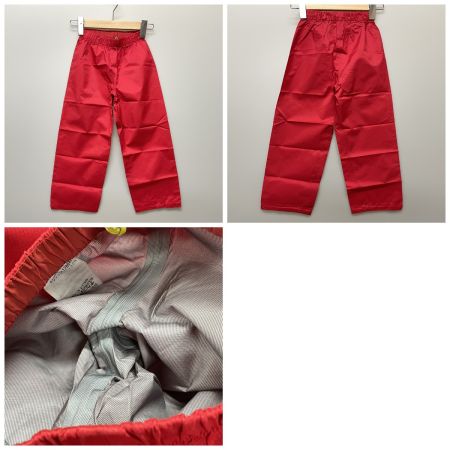  mont･bell モンベル キッズ レイントレッカー レインウェア 110cm 1128642 レッド