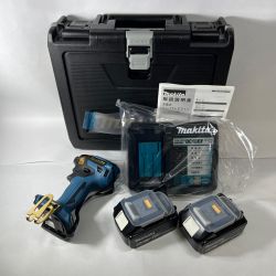 〇〇 MAKITA マキタ マキタ 20周年記念 限定モデル 18V 6.0Ah バッテリ2本 急速充電器 限定仕様ケース TD173DGXPB ブルー 未使用 Sランク