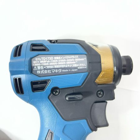  MAKITA マキタ マキタ 20周年記念 限定モデル 18V 6.0Ah バッテリ2本 急速充電器 限定仕様ケース TD173DGXPB ブルー 未使用