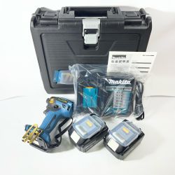 〇〇 MAKITA マキタ 20周年記念 限定カラー 充電式インパクトドライバ 18V6Ah バッテリ2本・充電器・ケース付 プレミアムブルー TD173DGXPB プレミアムブルー 未使用 Sランク